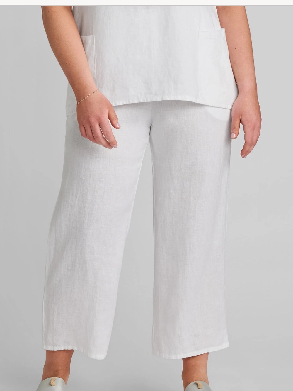 Flax “Floods” 100% Linen Pants NWT